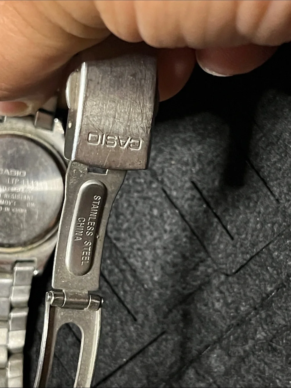 Casio Two-Tone Gold and Silver Ladies Bracelet Watch